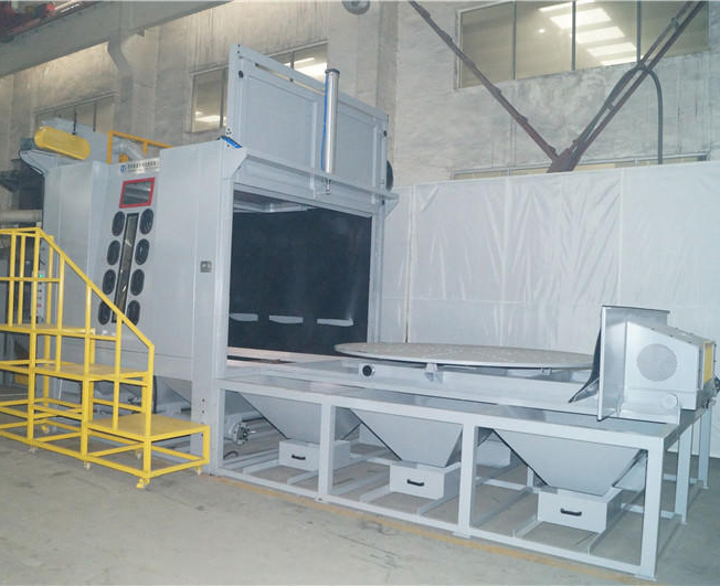 自動轉盤式模具噴砂機 自動轉盤式模具噴砂機